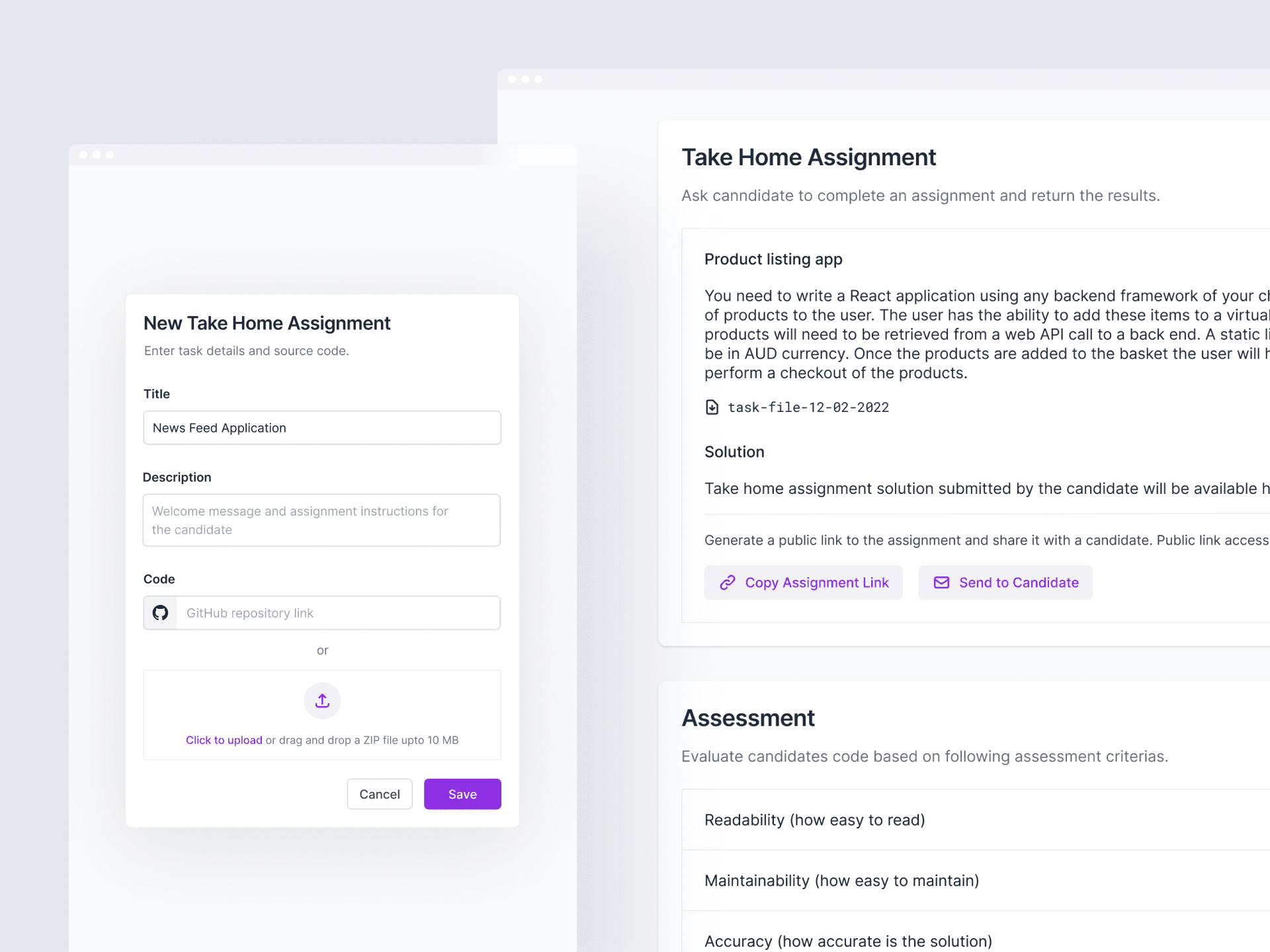 How InterviewTime can help with take-home tests 2