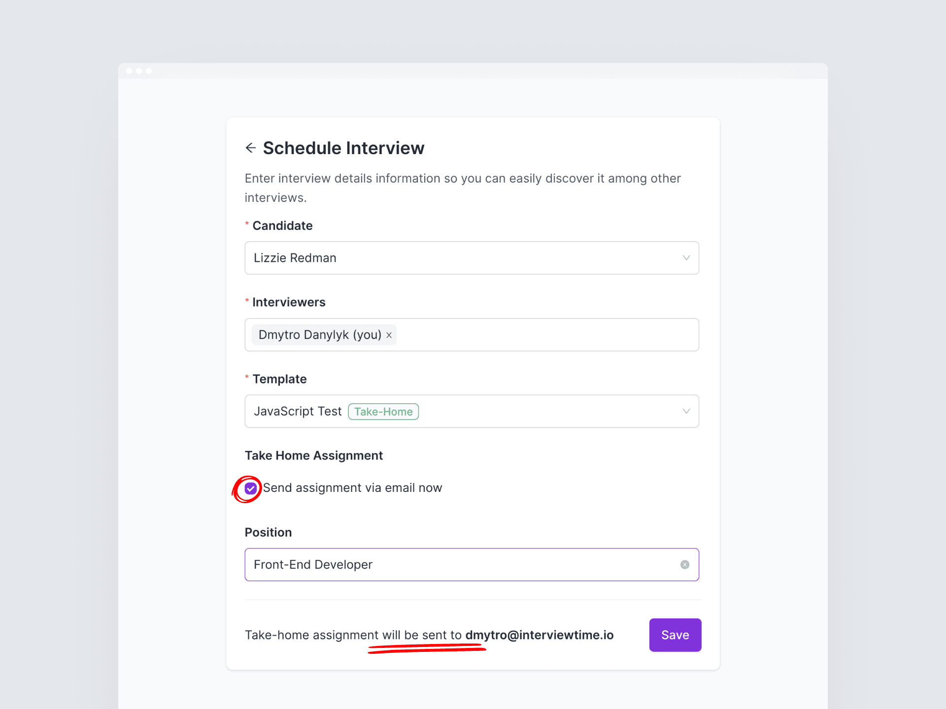 How InterviewTime can help with take-home tests 3